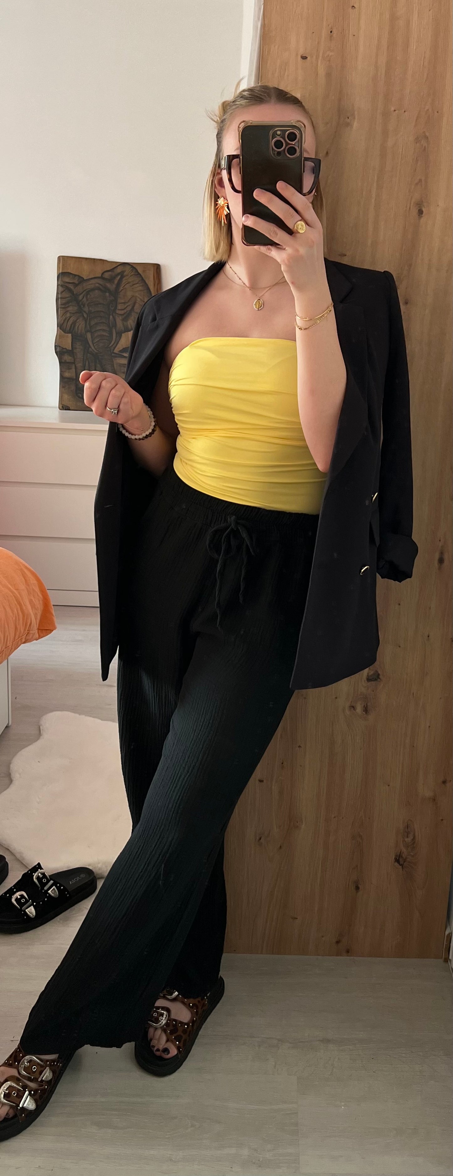 Body Bustier Jaune