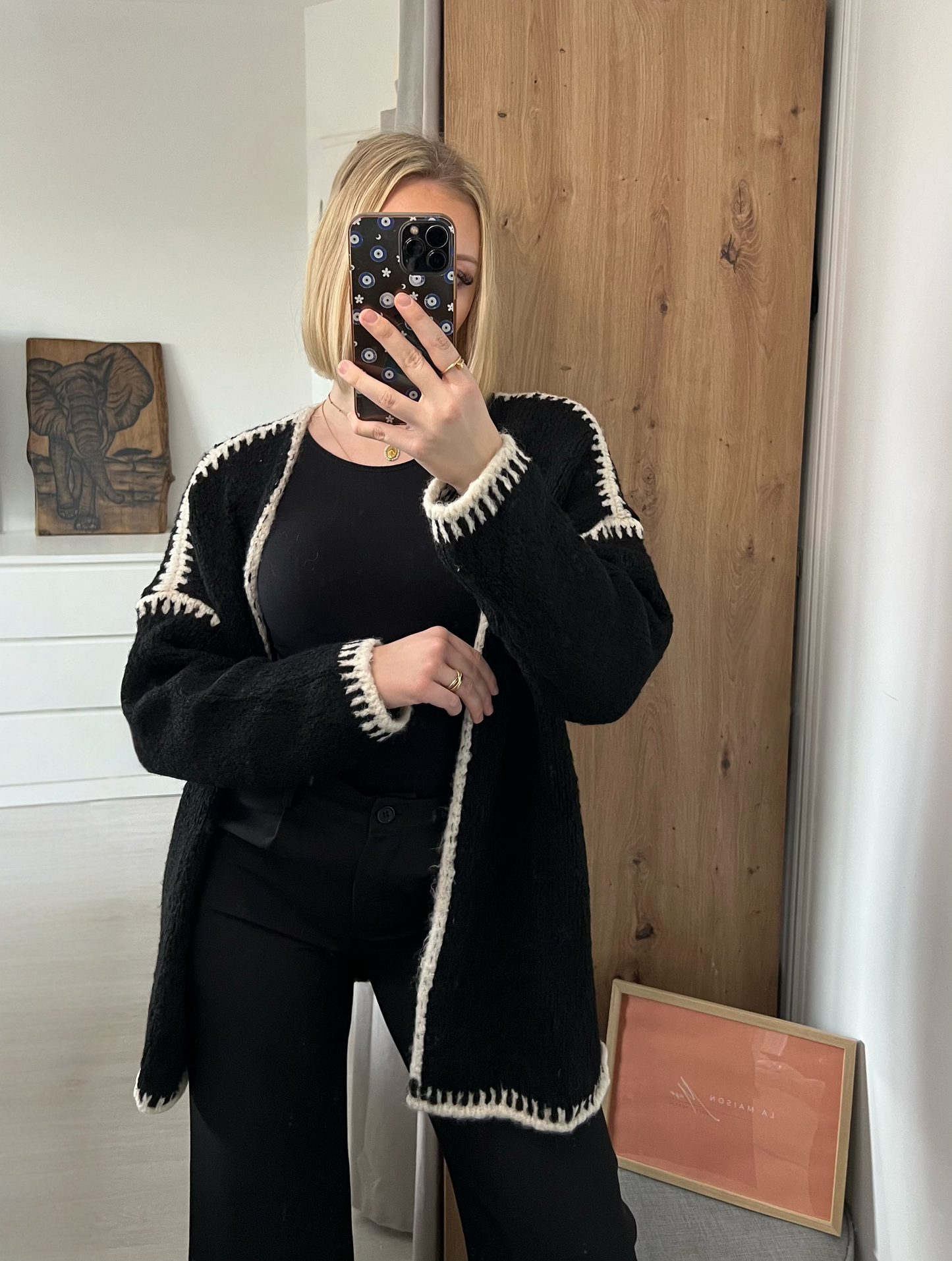 Luna black vest