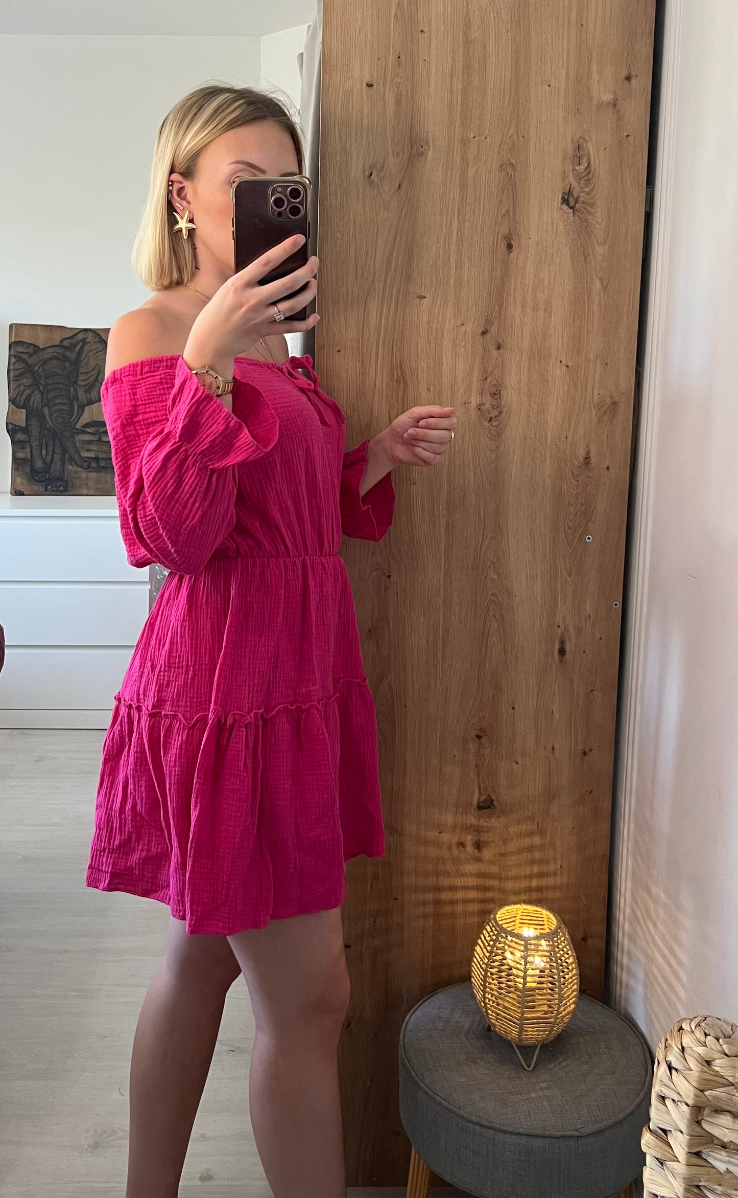 ROBE ESMEE FUSHIA