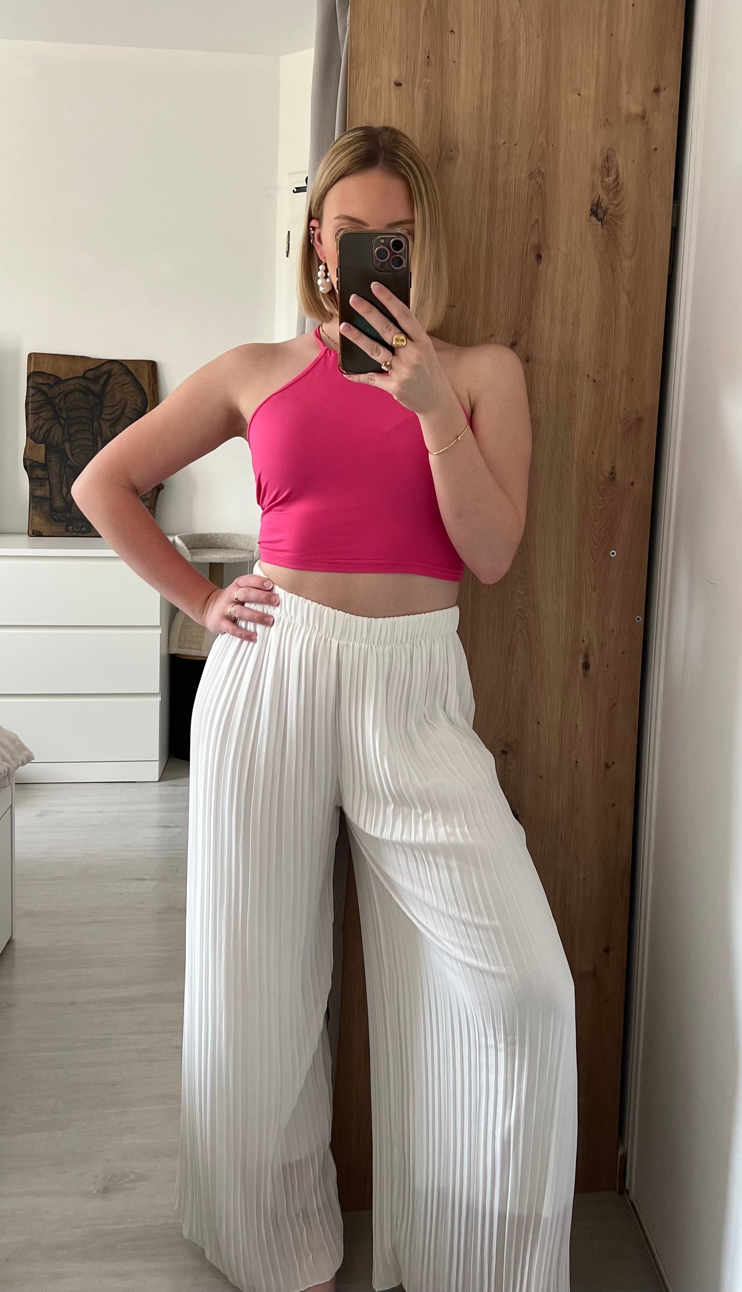 PANTALON CALLIE BLANC