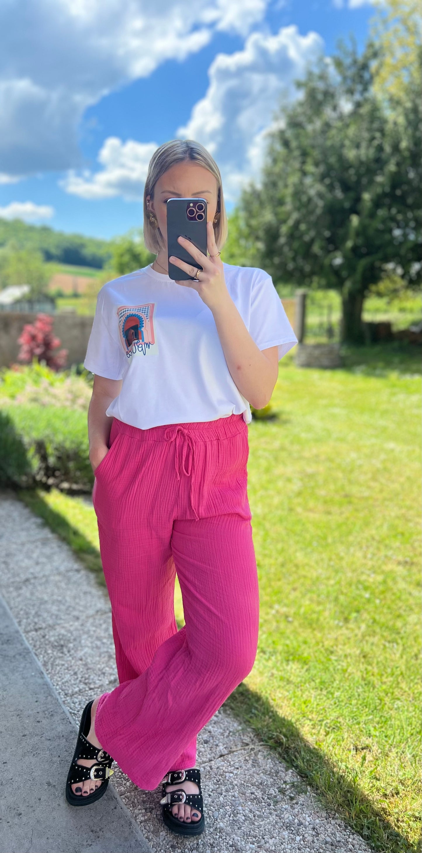 PANTALON GIULLIA ROSE