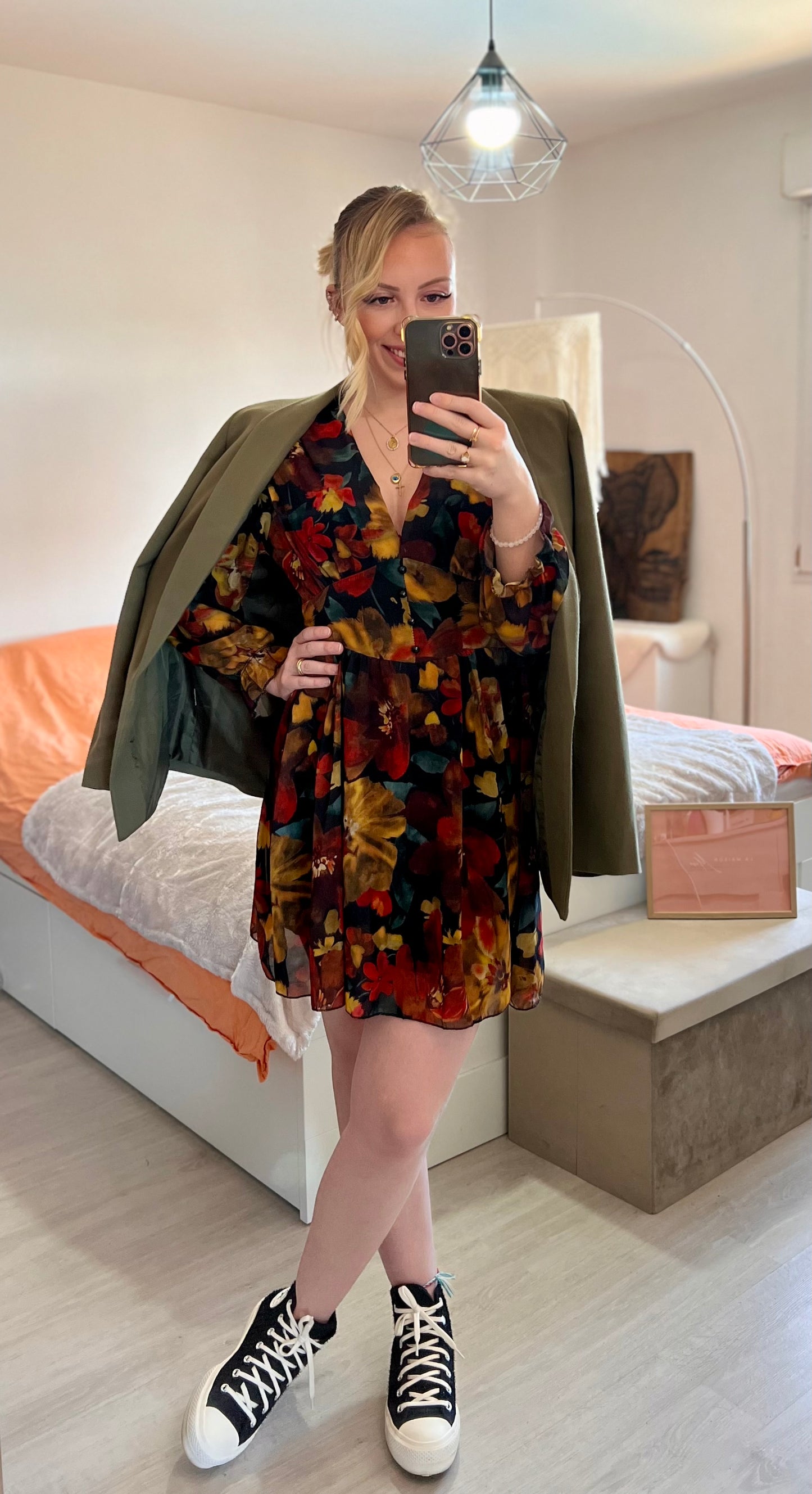 Short brown Mila dress 
