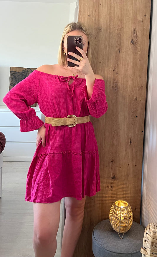 ROBE ESMEE FUSHIA