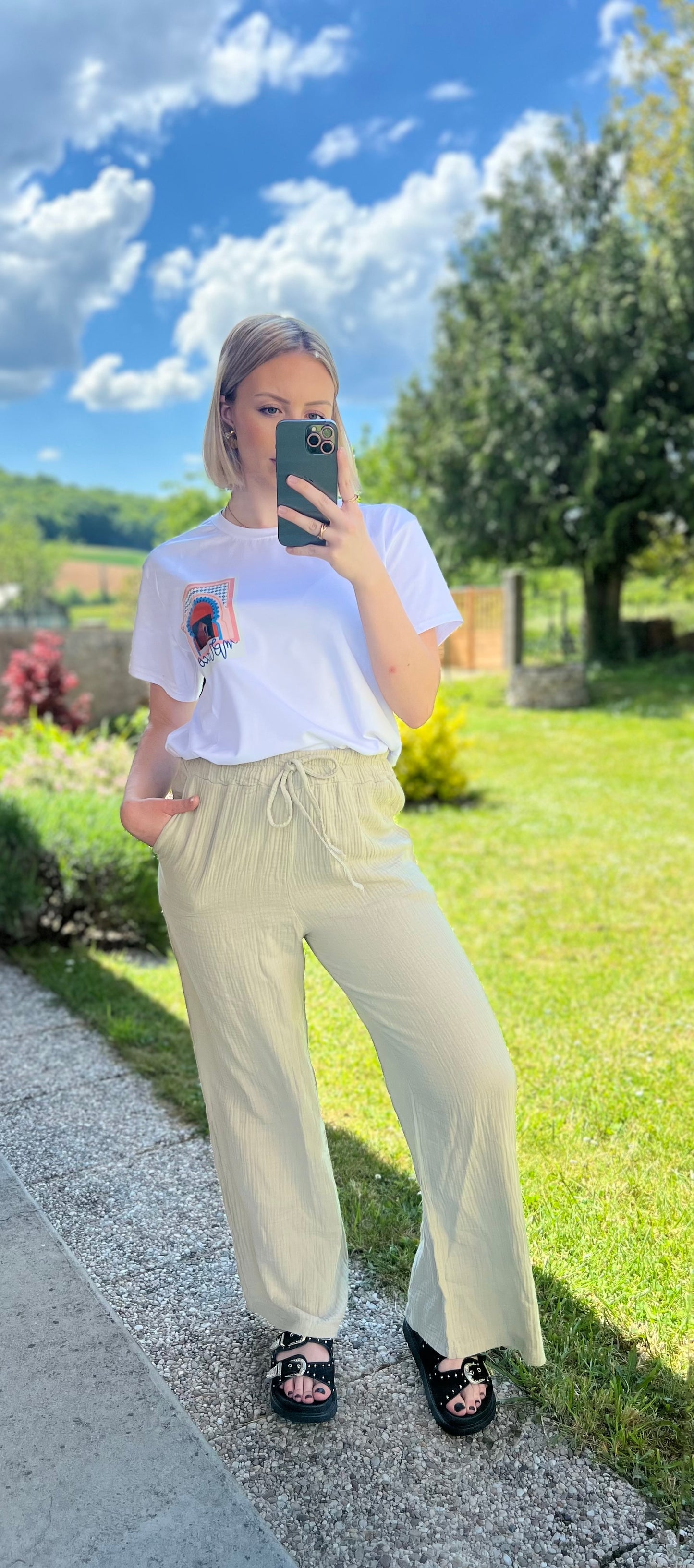 PANTALON GIULLIA BEIGE